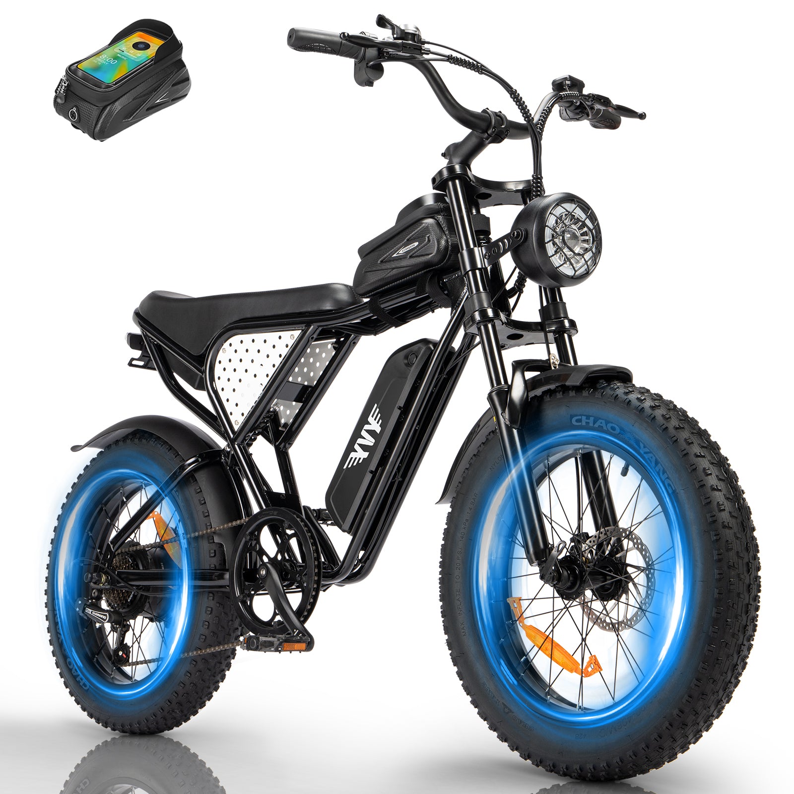 YVY® C20MINI 1000W Fat Tire Ebike